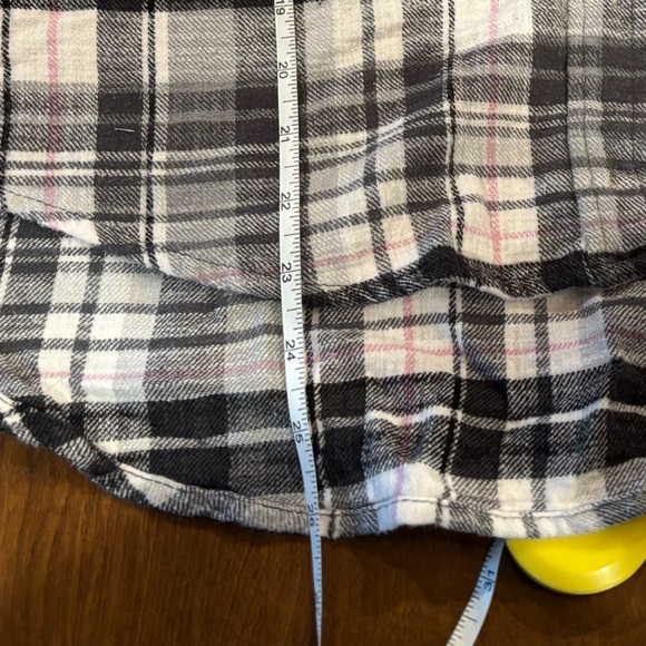 Time and Tru flannel hoodie great on cool evenings. Size XL 23 1/2” pit to pit - Picture 10 of 11